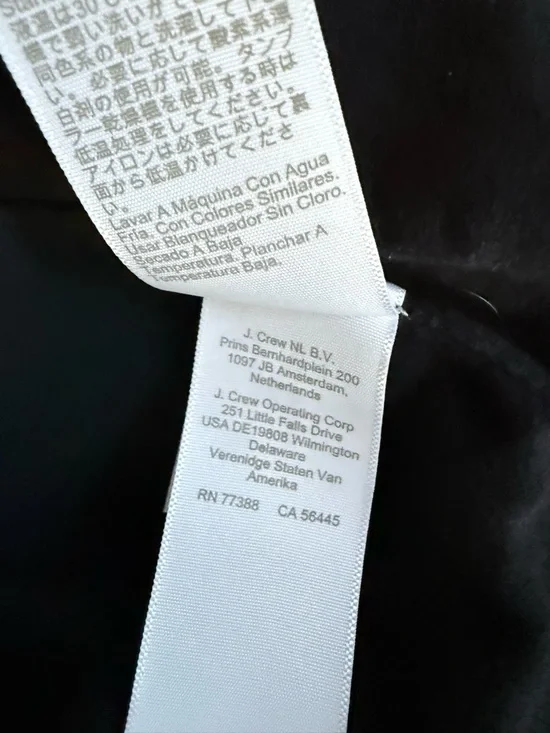 J Crew factory Classic Black Button-Up Cardigan Sz L - Picture 9 of 9